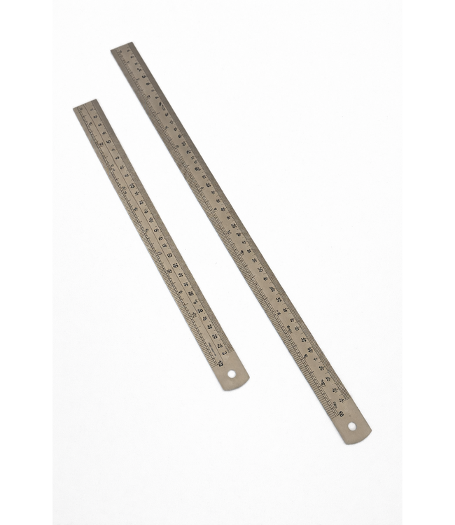 Règle en acier inoxydable détectable