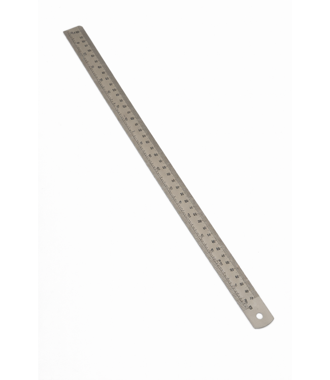 Règle en acier inoxydable détectable