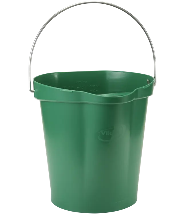 Vikan Seau gradué, bec verseur, 12 Litres