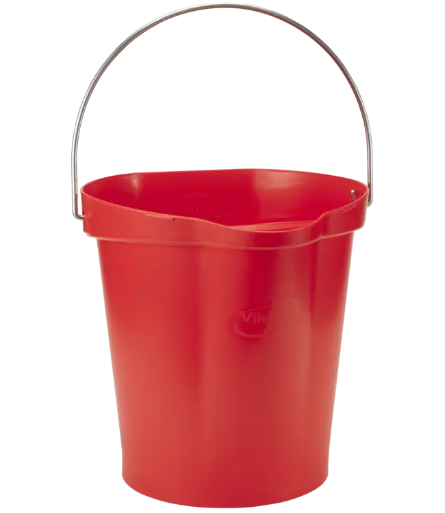 Vikan Seau gradué, bec verseur, 12 Litres