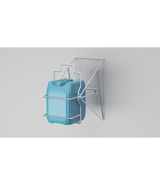 EDYSTAR Edelstahldraht Porta taniche 20 L versione a parete, inclinabile