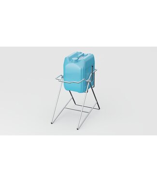 EDYSTAR Edelstahldraht Portabombole da 20 litri versione stand, inclinabile