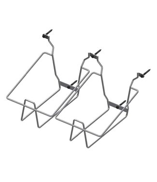 EDYSTAR Edelstahldraht 2er Kanisterhalter 20 L  Wandversion