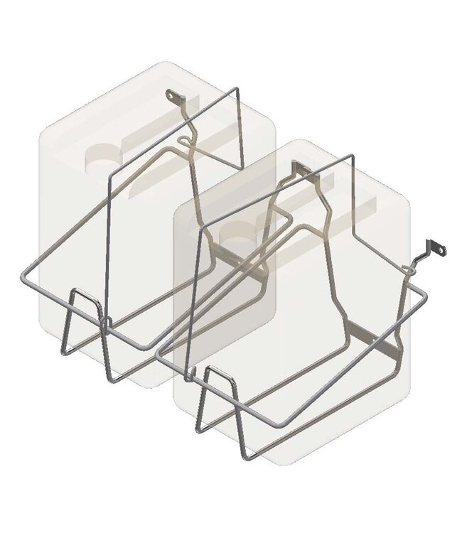 Porte-bidon 20/25 L version murale