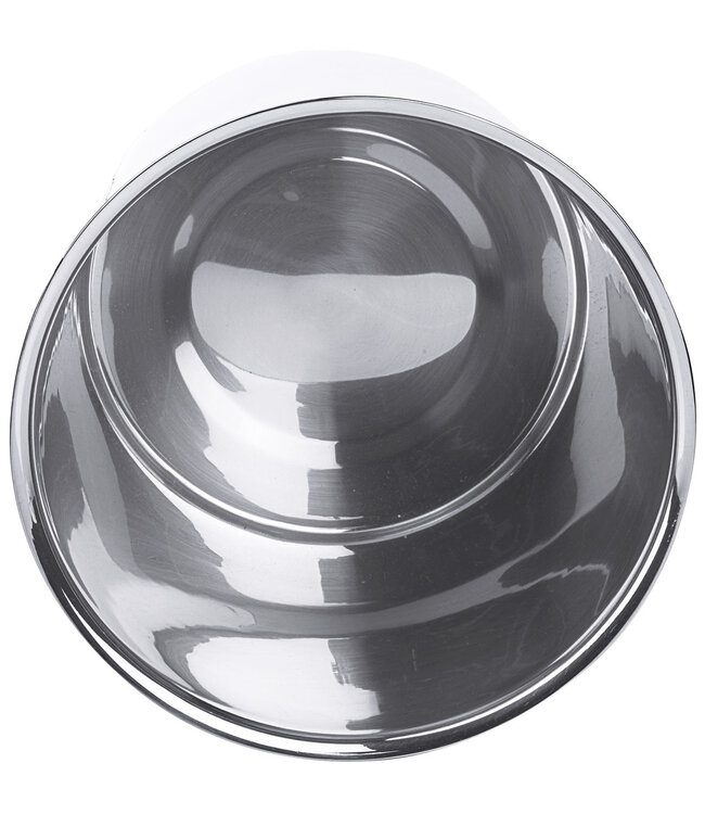 Récipient cylindrique en acier inoxydable V2A