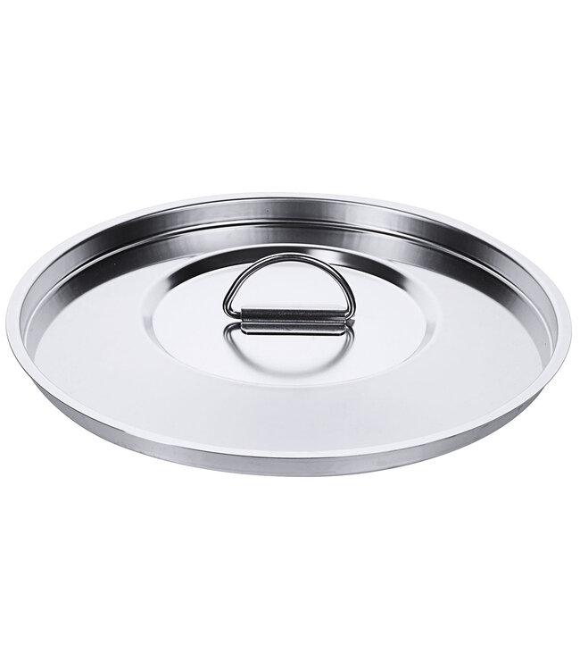 Coperchio per contenitore universale con anello di base in acciaio inossidabile V2A