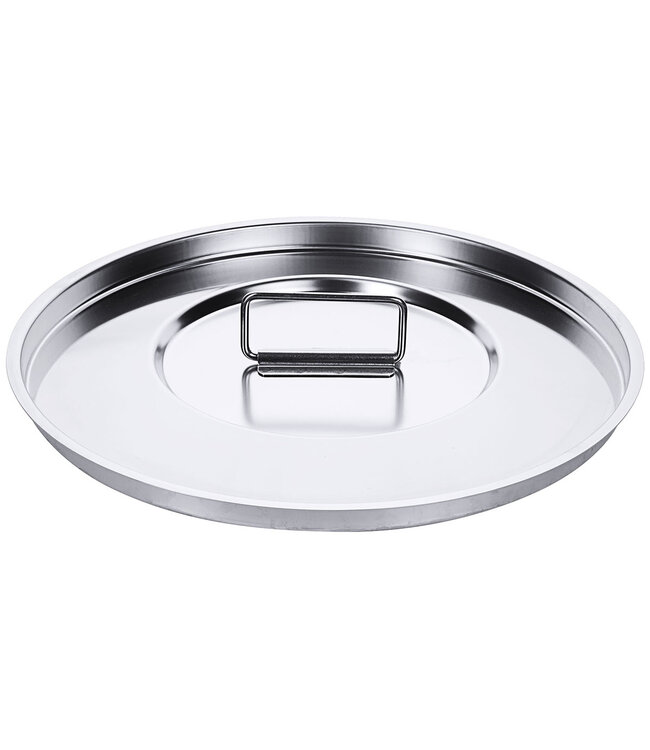 Deckel für Universalbehälter mit Bodenreifen aus Edelstahl V2A