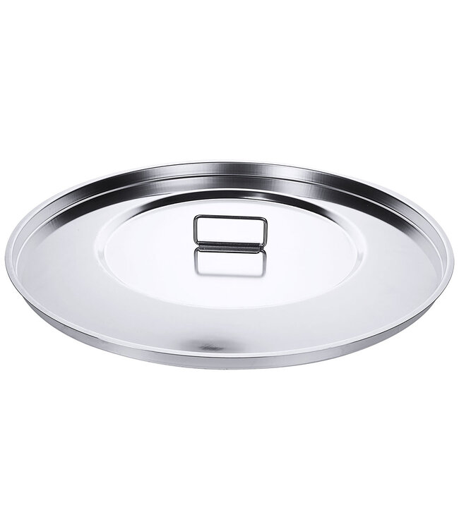 Deckel für Universalbehälter mit Bodenreifen aus Edelstahl V2A