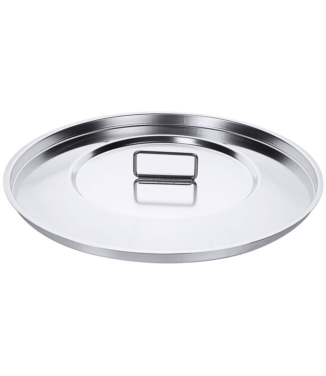 Deckel für Universalbehälter mit Bodenreifen aus Edelstahl V2A