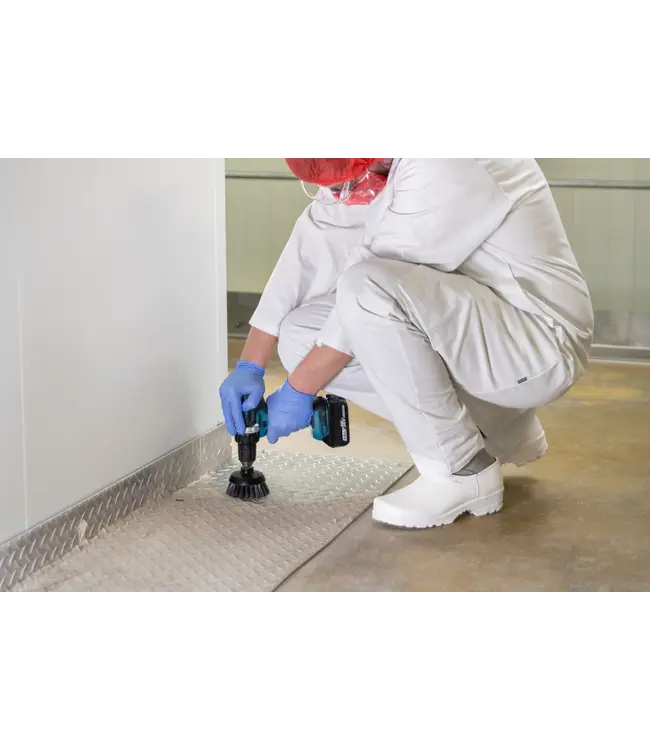 Vikan HyDrive Round Brush, Ø 90 mm, Extra duro