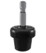 Vikan Hygiene Reinigungsgeräte HyDrive Adattatore filettato, Ø20 mm, 55 mm, Black (Confezione da 2 pezzi)
