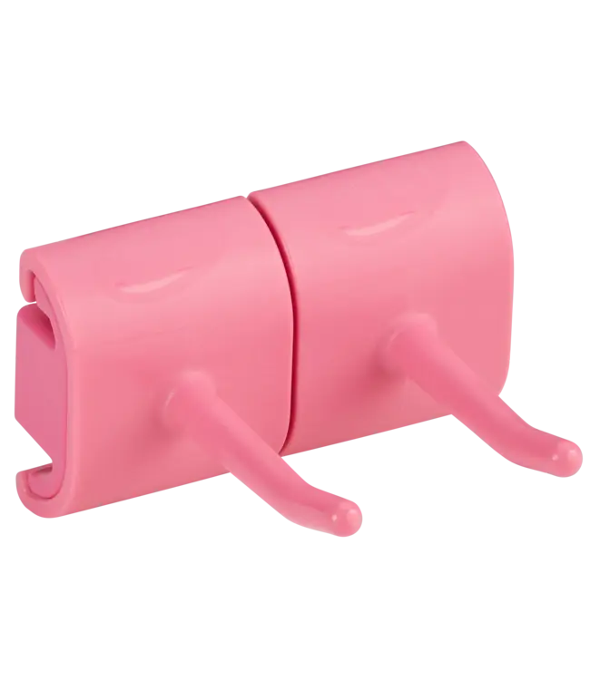 Hygienische Wandhalterung, Doppelhakenmodul, 83 mm