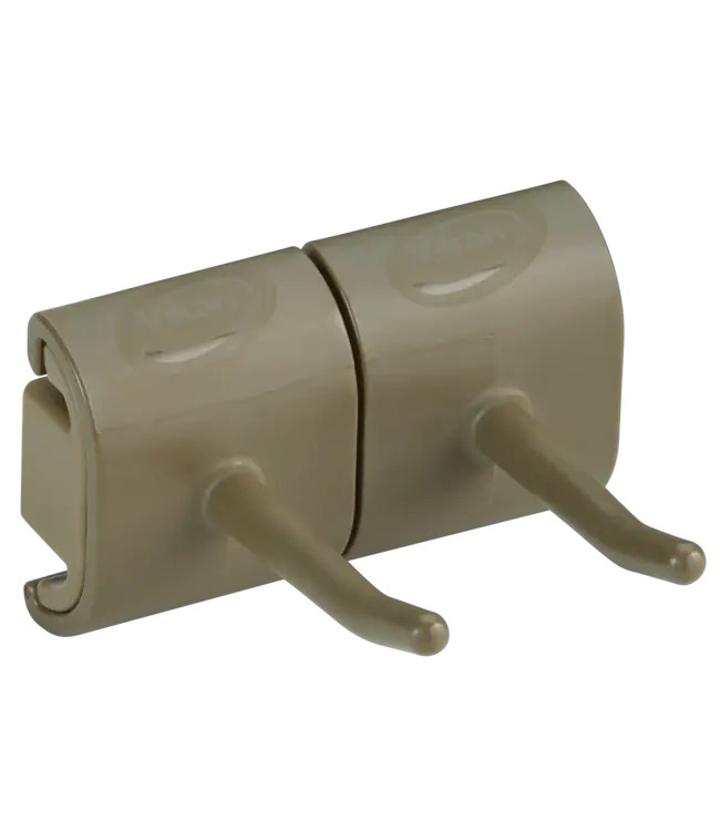 Hygienische Wandhalterung, Doppelhakenmodul, 83 mm