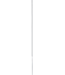 Vikan Pala manico lungo, Ø31 mm, 1180 mm, Bianco