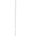 Vikan Pala forata, Ø31 mm, 1200 mm, Bianco