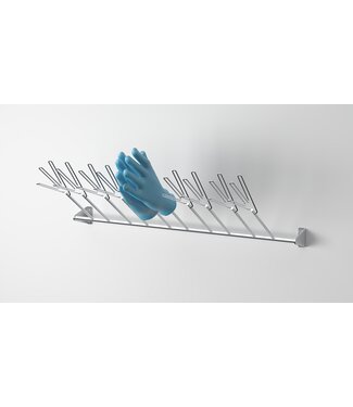 EDYSTAR Edelstahldraht Handschuhhalter Wandversion  5 Paar