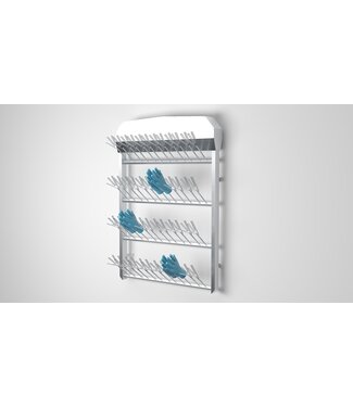 EDYSTAR Edelstahldraht Handschuhtrockner Wandversion High-Flow mit Warmluft