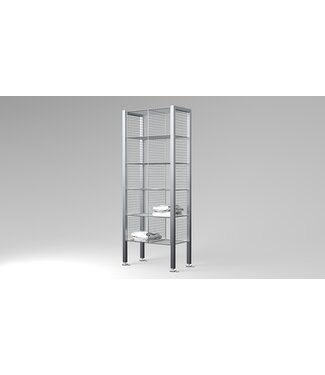 EDYSTAR Edelstahldraht Porte-vêtements version sur pied en treillis métallique