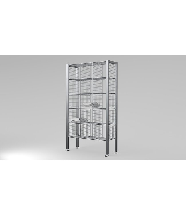 Porte-vêtements version sur pied en treillis métallique