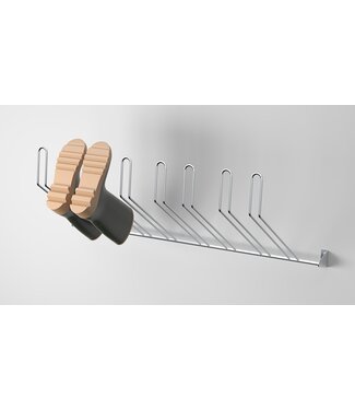 EDYSTAR Edelstahldraht Porta scarponi versione a parete per 4 paia