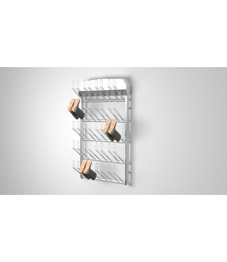 EDYSTAR Edelstahldraht Séchoir à bottes version murale High-Flow avec air chaud