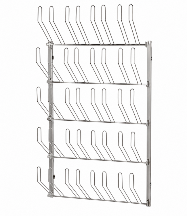 Kit de rails muraux pour porte-chaussures, porte-bottes et porte-gants