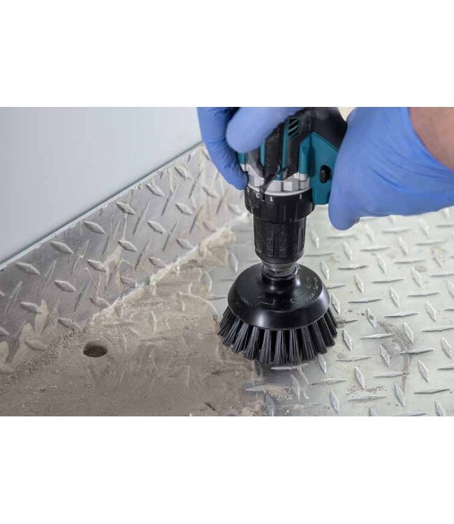 Vikan HyDrive Round Brush, Ø 90 mm, Extra duro