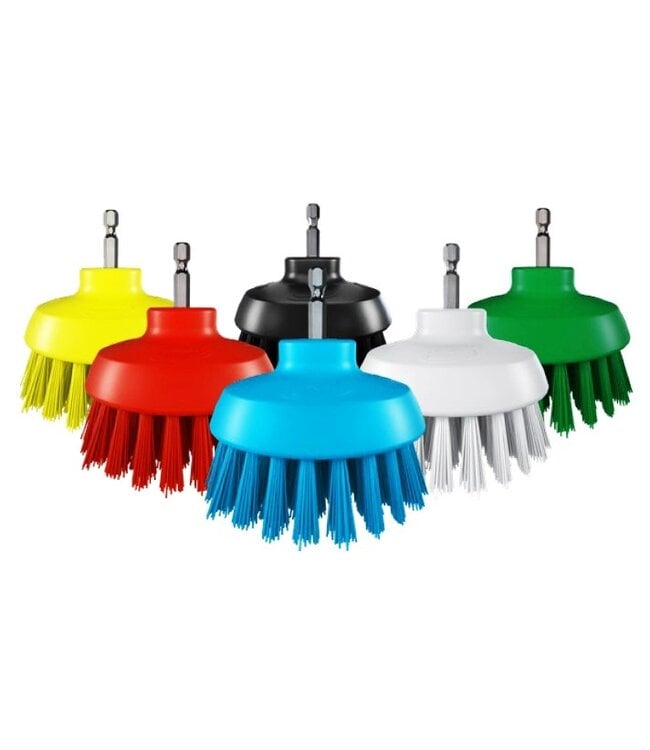 Vikan HyDrive Round Brush, Ø 90 mm, Extra duro