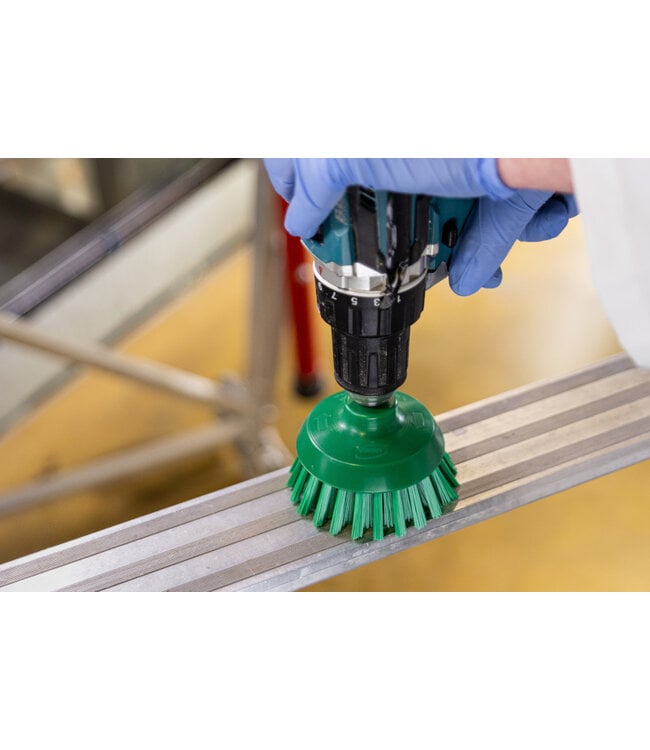 Vikan HyDrive Round Brush, Ø 90 mm, Extra duro