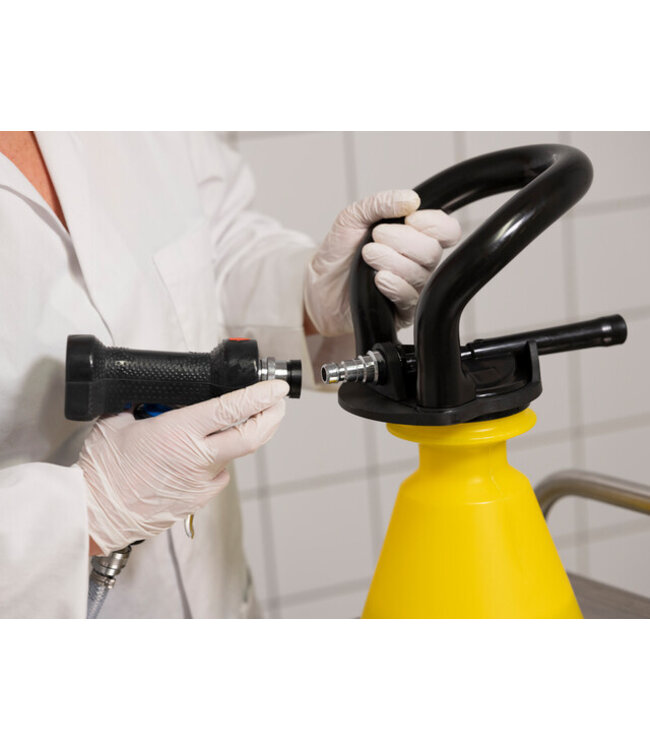 Vikan Injecteur poignée ergonomique avec tuyau d'aspiration pour 1/2" (Q), Noir