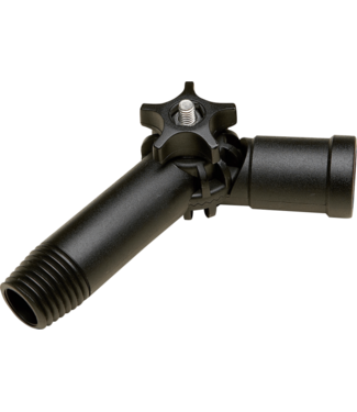 Vikan Hygiene Reinigungsgeräte Embout articulé avec filetage et pas de vis, 140 mm, Noir