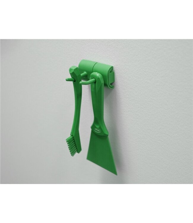 Vikan Support Mural Hygiénique, Module Double Crochet, 82 mm
