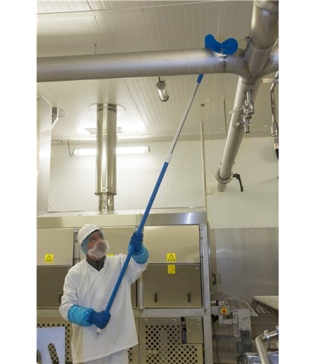 Vikan Bürste für Aussenreinigung von Rohren, 510 mm, Medium, Blau