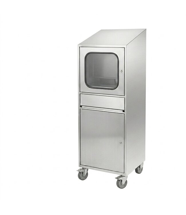 PC-Schrank aus Edelstahl