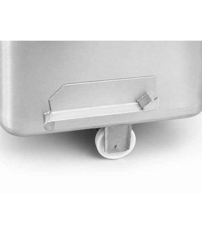 Chariot de levage et de chargement 120 Litres en acier inoxydable