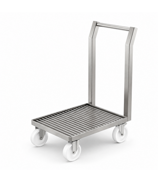 EDYSTAR Chariot d'égouttage robuste pour caisses et récipients