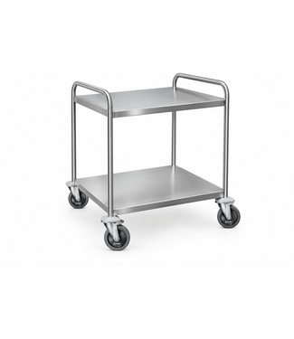 EDYSTAR Chariot de laboratoire - 2 plateaux