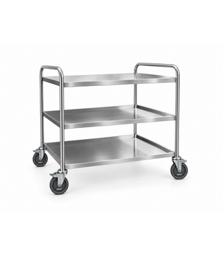 EDYSTAR Chariot de laboratoire - 3 plateaux
