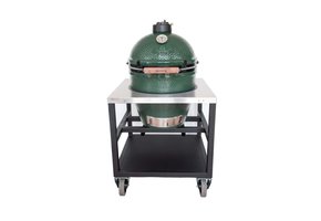 Big Green Egg ® RVS horeca tafel met zwenkwielen en handgreep