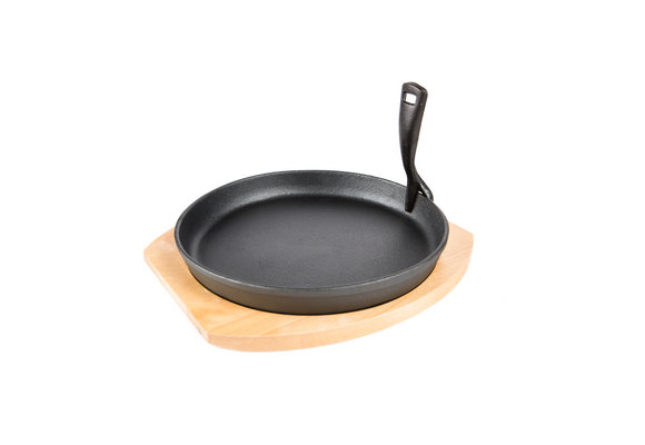The Bastard Sizzling plate & Wooden holder