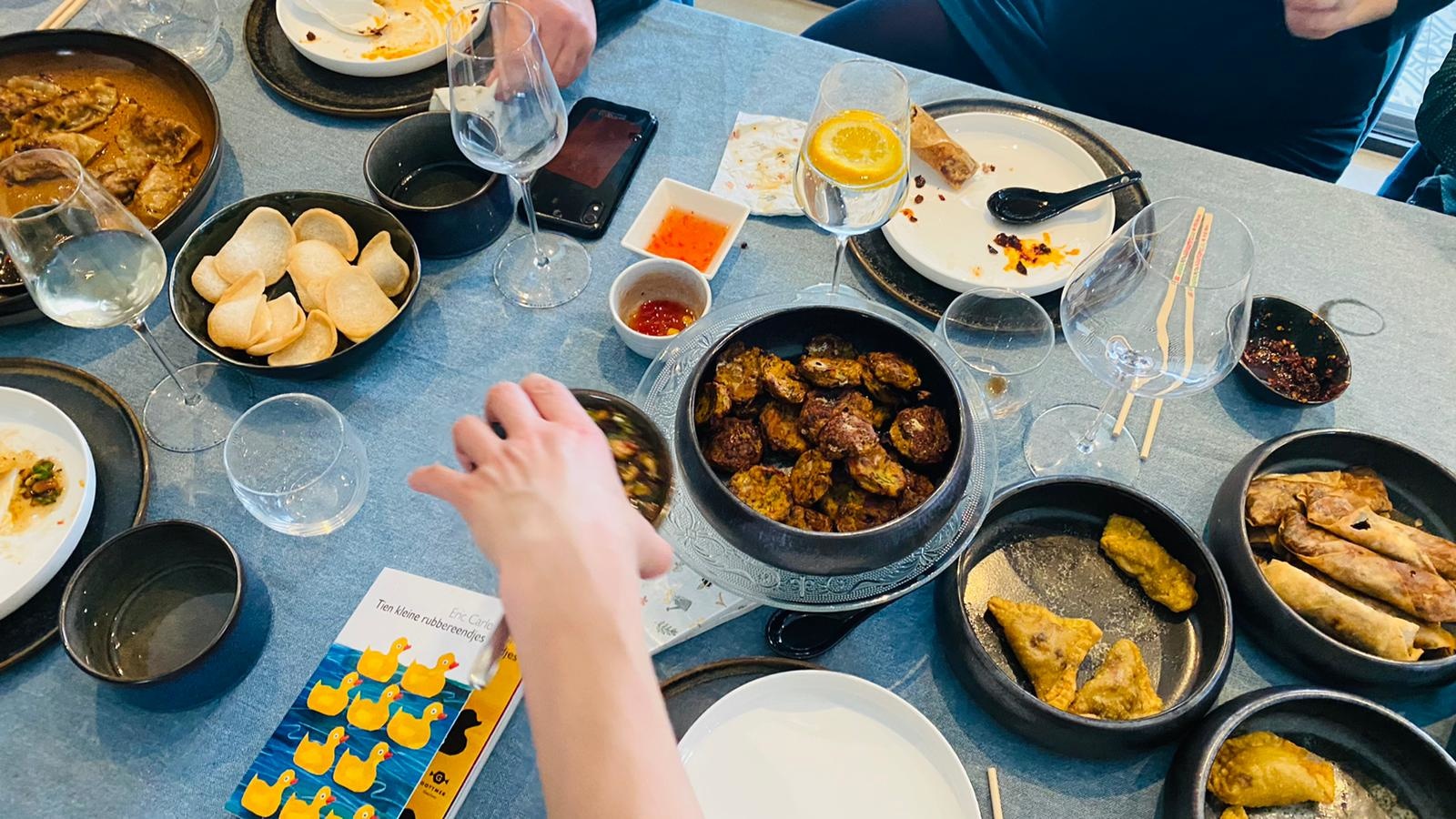 Asian brunch van de Green Egg