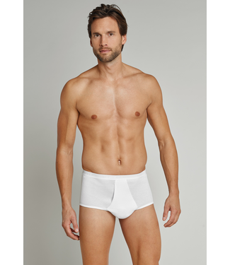 Schiesser Doppelripp sportslip wit