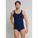 Schiesser Feinripp singlet marine