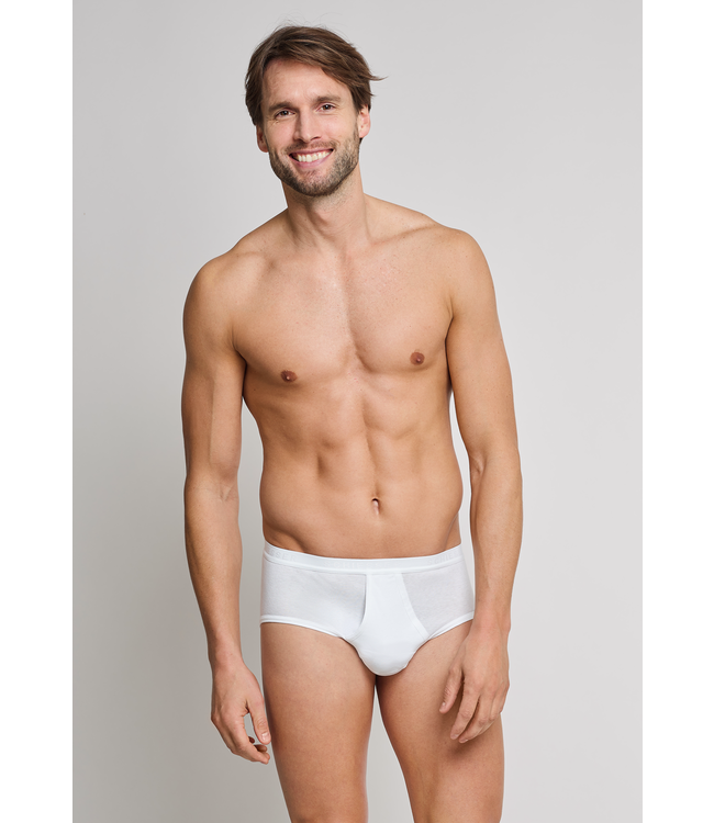 Feinripp sportslip 2-pack wit