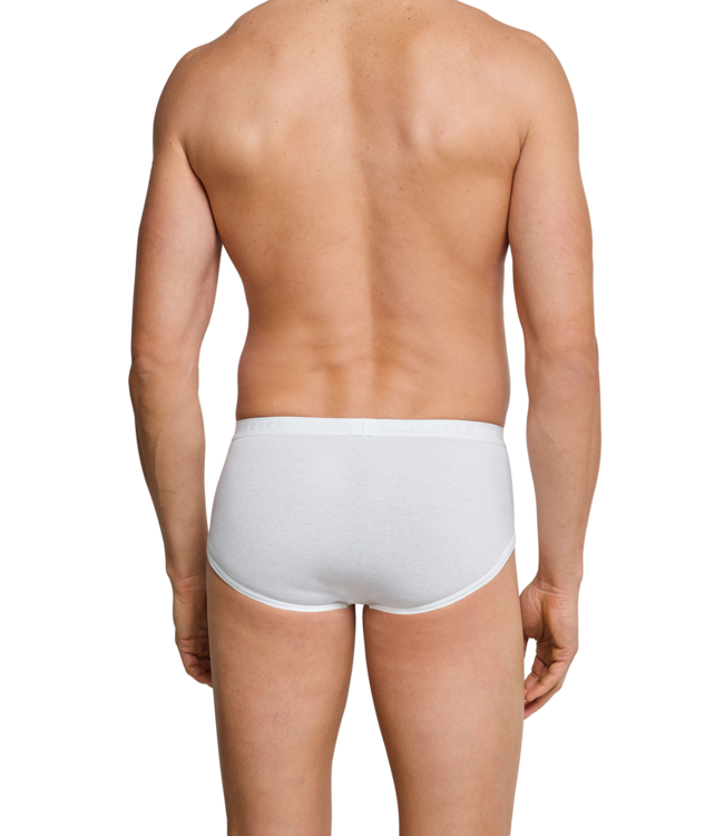 Feinripp sportslip 2-pack wit