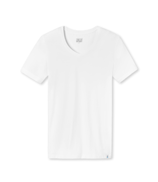 Schiesser Long Life Soft v-hals t-shirt wit