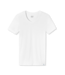 Long Life Soft v-hals t-shirt wit