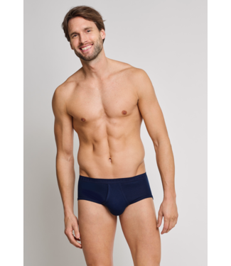 Schiesser Feinripp sportslip marine