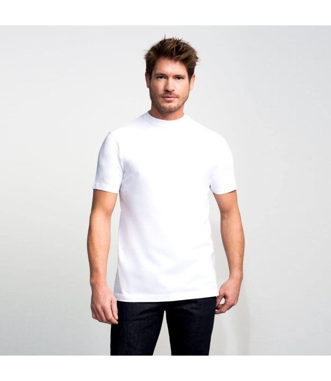 Basic 2-pack ronde hals t-shirt wit