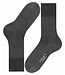 Airport sokken asphalt melange